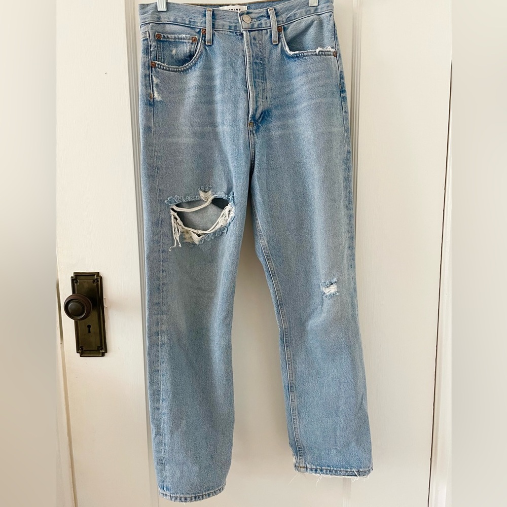 AGOLDE 90s Crop Distressed size 24